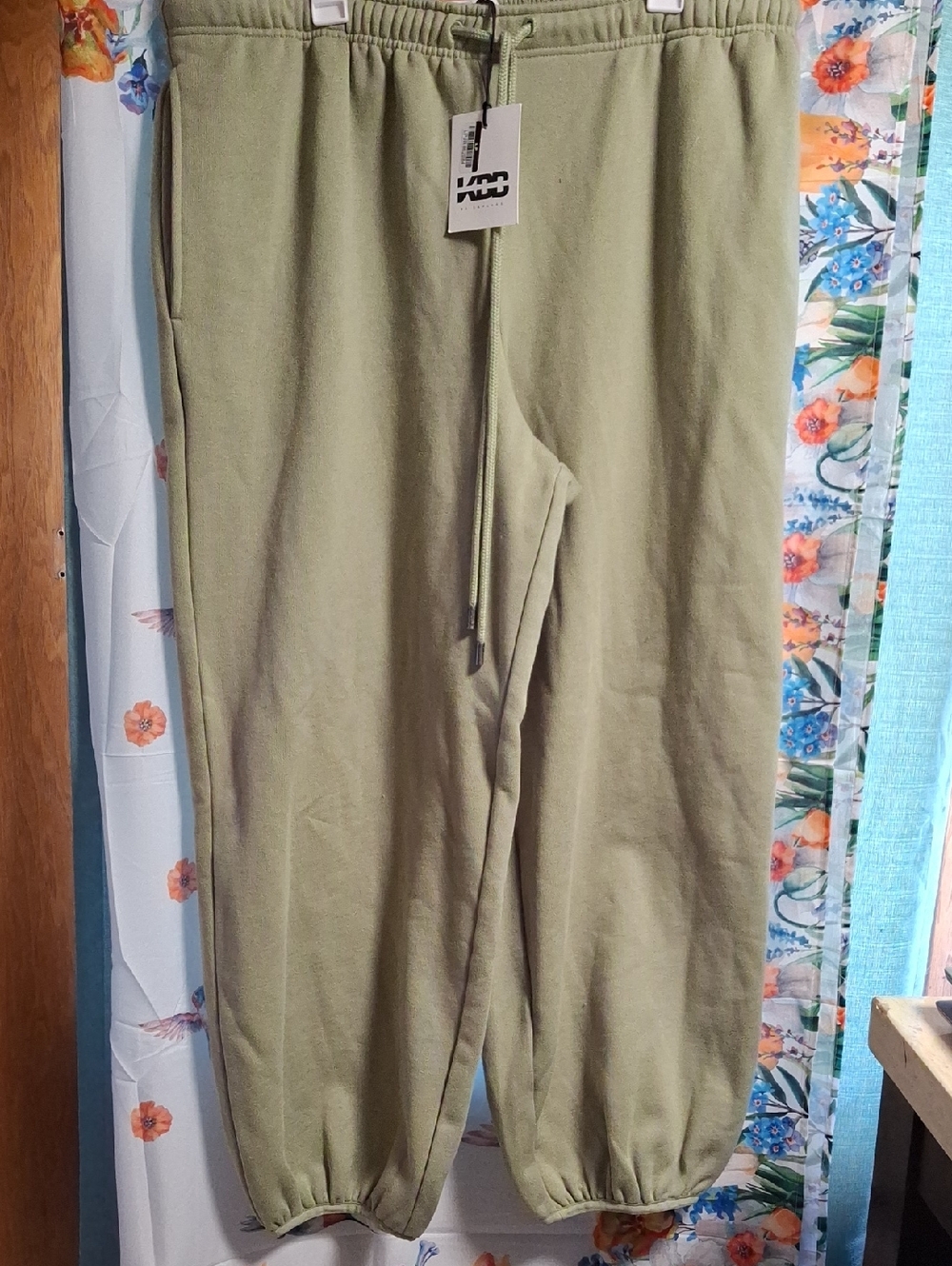 New KBB Olive Green Jogger Bottoms Size 2x